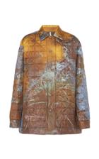 Oamc Quilted Silk Jacket