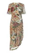 Moda Operandi Preen By Thornton Bregazzi Rio Sequined Ruched Midi Dress Size: Xs