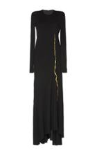 Haider Ackermann Embroidered Round Shoulder Dress