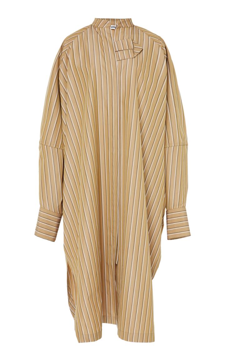 Jil Sander Gino Oversized Cotton Shirt Dress