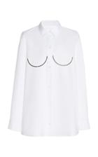 Moda Operandi Boyarovskaya Metal-detailed Cotton Poplin Shirt