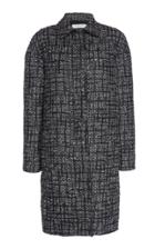 Philosophy Di Lorenzo Serafini Tweed Pointed Collar Coat