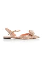 Rochas Pointed Brocade Flats