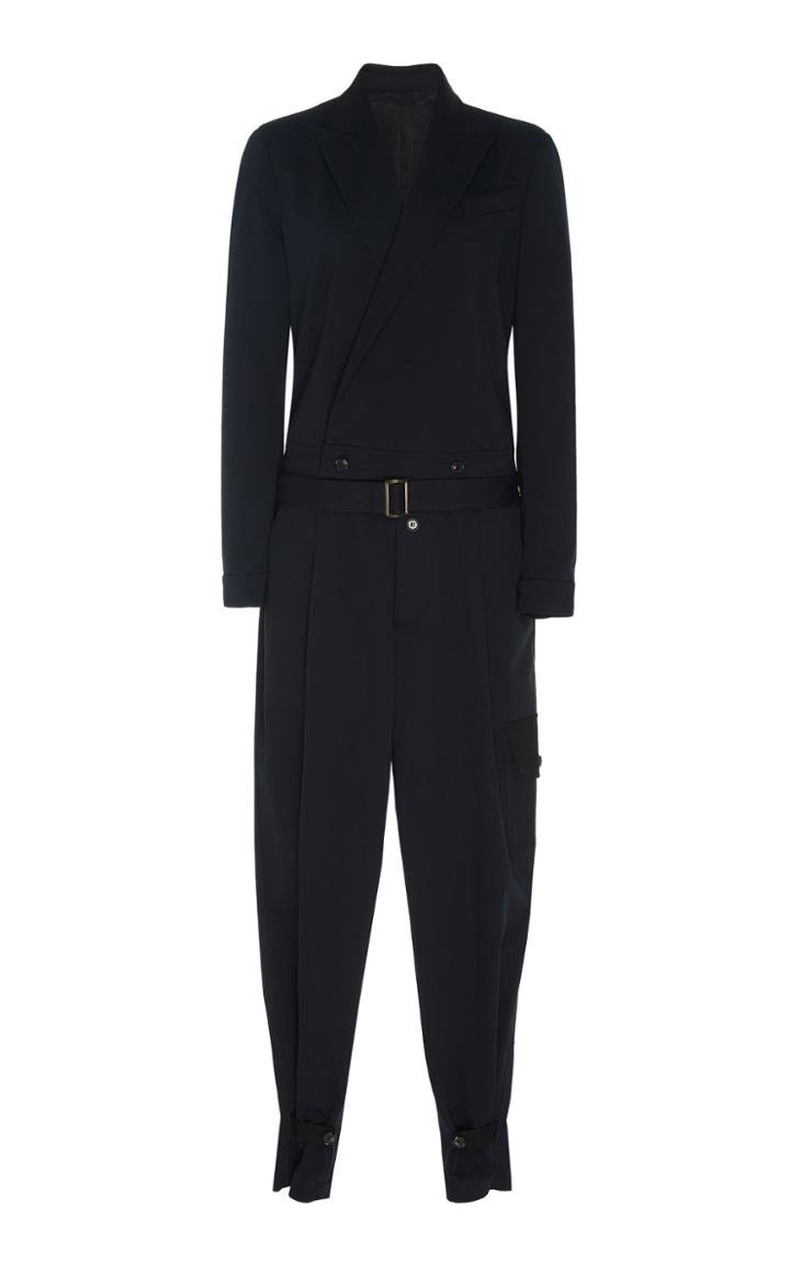Tre By Natalie Ratabesi Styx Tailored Cotton-wool Jumpsuit
