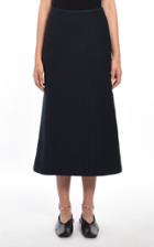 Moda Operandi Jil Sander Ribbed Cotton-blend Midi Skirt