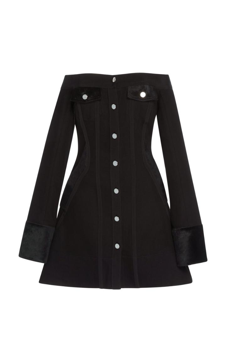 David Koma Off-the-shoulder A-line Dress