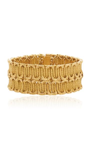 Moda Operandi Mahnaz Collection Vintage Braided 18k Gold Bracelet