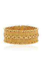 Moda Operandi Mahnaz Collection Vintage Braided 18k Gold Bracelet