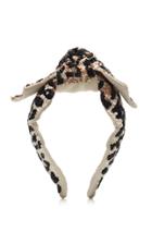 Ganni Beaded Leopard Headband