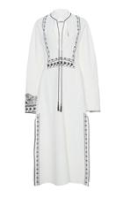 Moda Operandi Jil Sander Embroidered Linen Caftan