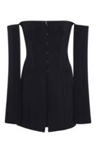 Jonathan Simkhai Bodycon Elastania Off Shoulder Jacket