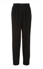 Michael Kors Collection Pleated Wool Straight-leg Pants