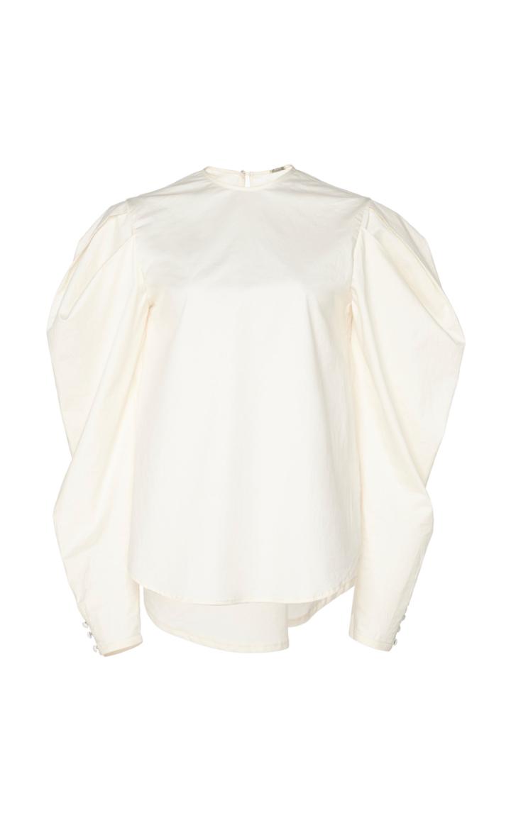 Johanna Ortiz Espritu Marino Cotton-blend Top