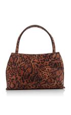 By Far Charlotte Leopard-print Suede Shoulder Bag