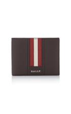 Bally Striped Leather Bi-fold Wallet