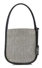 Moda Operandi Hayward Guide Top Handle Bag In Linen And Leather