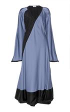 Loewe V-neck Satin Contrast Dress