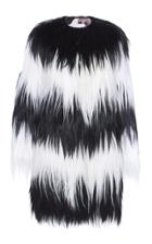 Msgm Two Tone Kidassia Fur Coat