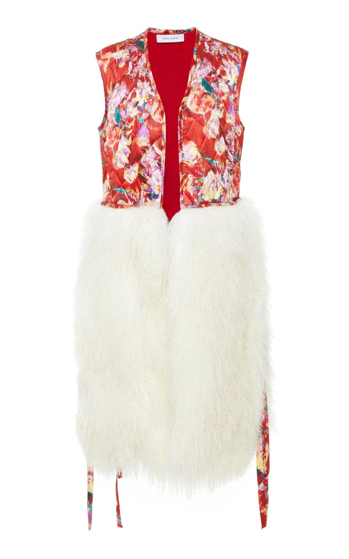 Prabal Gurung Floral Daba Quilted Gilet