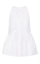 Marina Moscone Feather Peplum Blouse