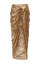 Michael Kors Collection Metallic Sarong Skirt