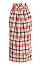 Moda Operandi Rosie Assoulin Brushed Plaid Skirt