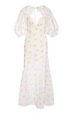 Moda Operandi Rosie Assoulin Sliced & Diced Cotton-blend Maxi Dress