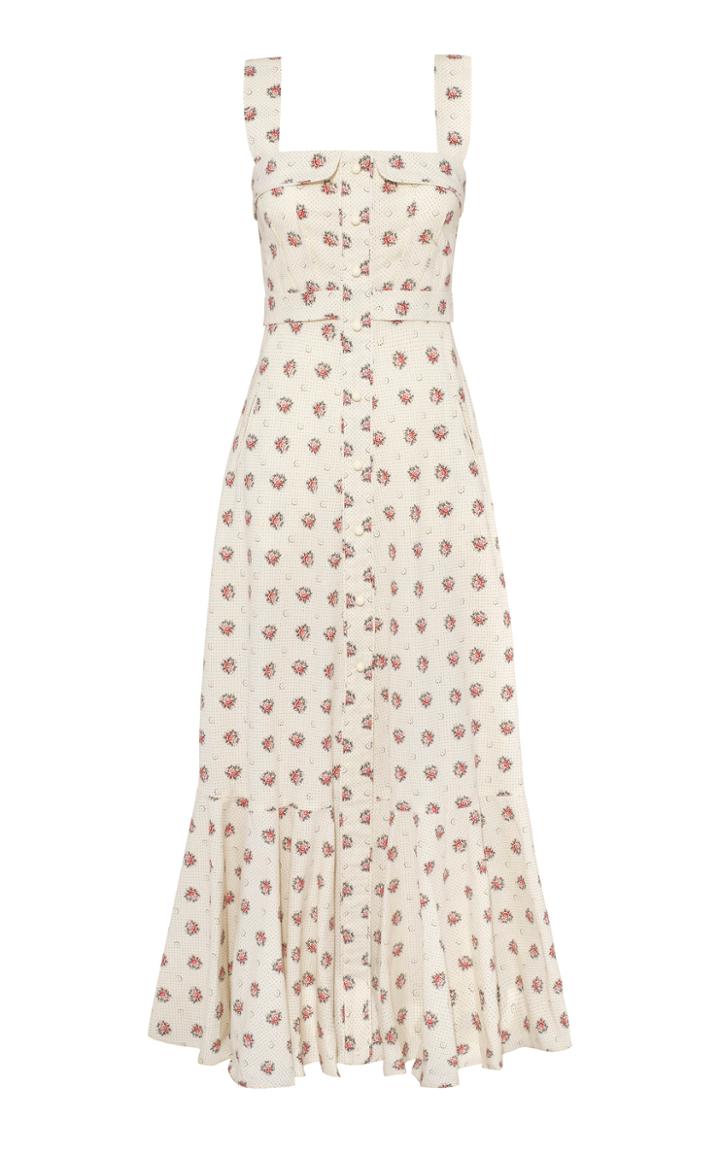 Anna Mason Olivia Cotton Printed Maxi Dress