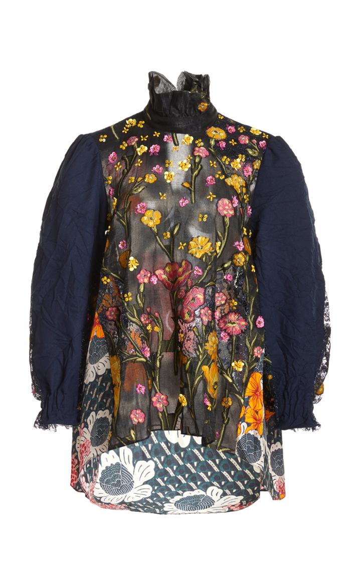 Moda Operandi Biyan Jaqueen Floral Print Top