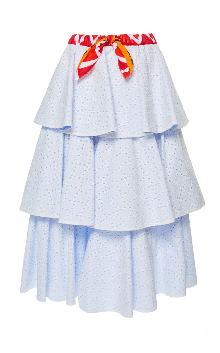 Stella Jean Sangallo Midi Skirt