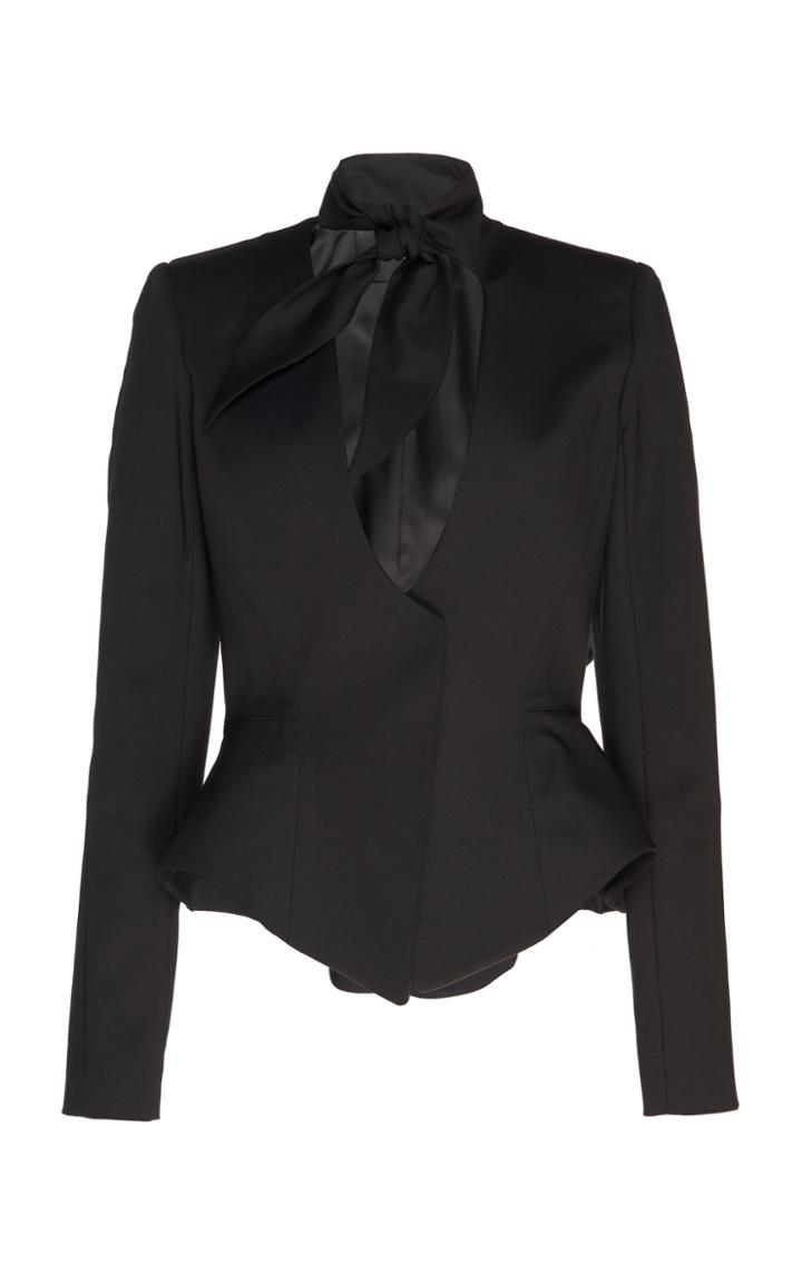 Mugler Cotton-blend Tailored Jacket