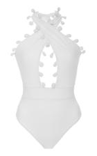 Oscar De La Renta Pompom-embellished Swimsuit
