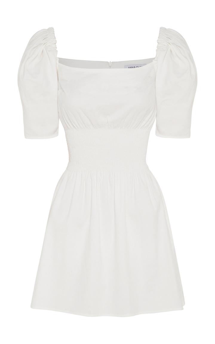 Anna Quan Nova Linen-blend Mini Dress