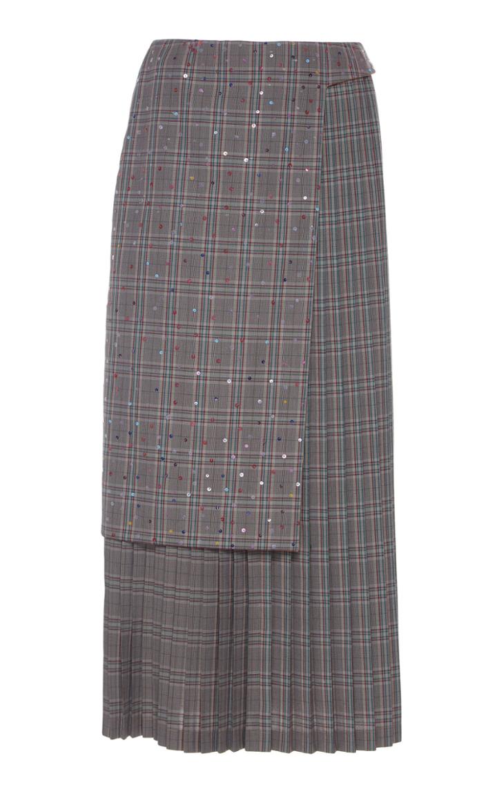 Rahul Mishra Laufen Pleated Skirt