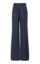 Moda Operandi Gabriela Hearst Vargas Wool-silk Blend Wide-leg Trousers Size: 38
