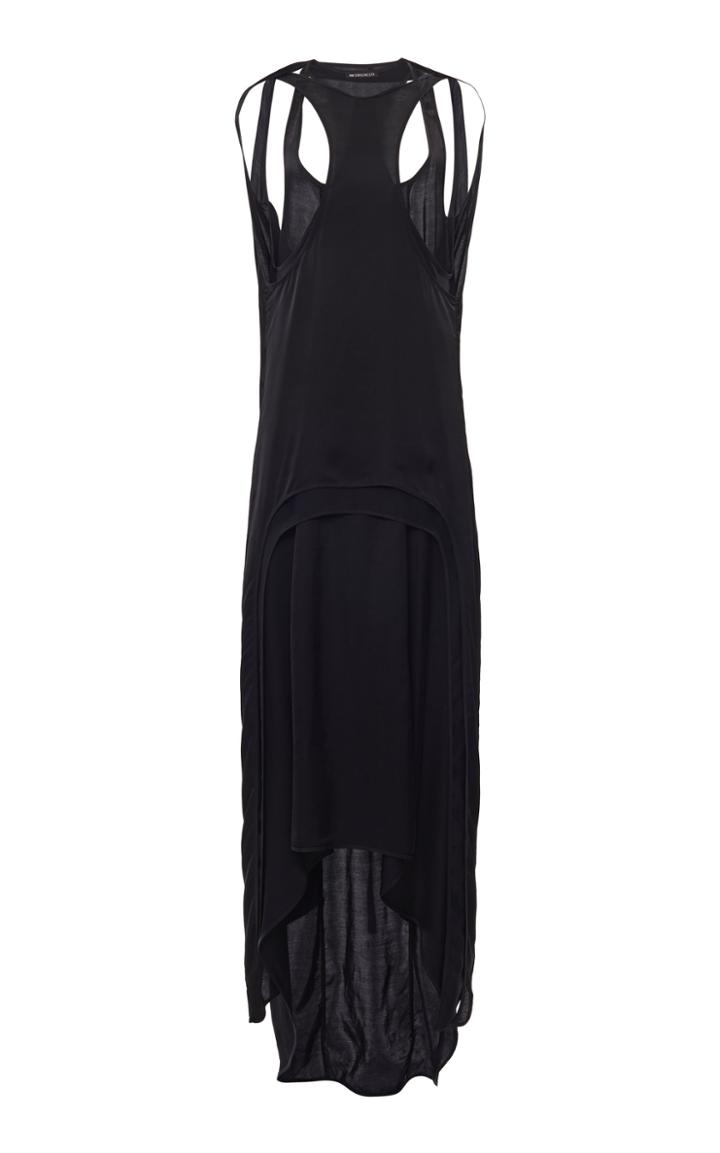 Moda Operandi Ann Demeulemeester Asymmetric Layered Maxi Dress Size: 34