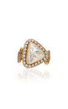 Sanjay Kasliwal One-of-a-kind Triangle Diamond Ring