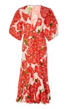 Rhode Resort Fiona Short Sleeve Midi Dress