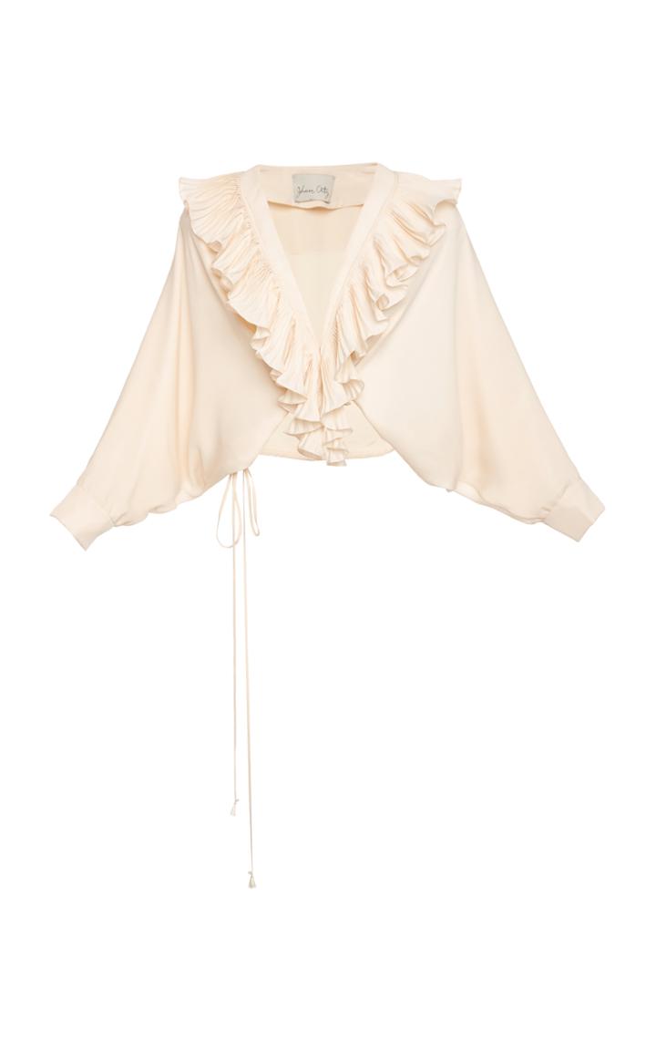 Johanna Ortiz M'o Exclusive Varennes Silk Double Georgette Top