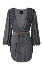 Retrofte Julie Sequined Chiffon Mini Dress