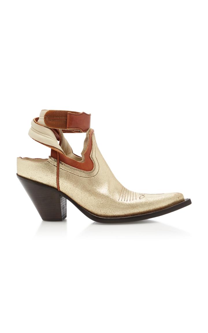 Maison Margiela Metallic Deconstructed Texan Boot