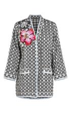Amira Haroon Checkered Jacquard Jacket