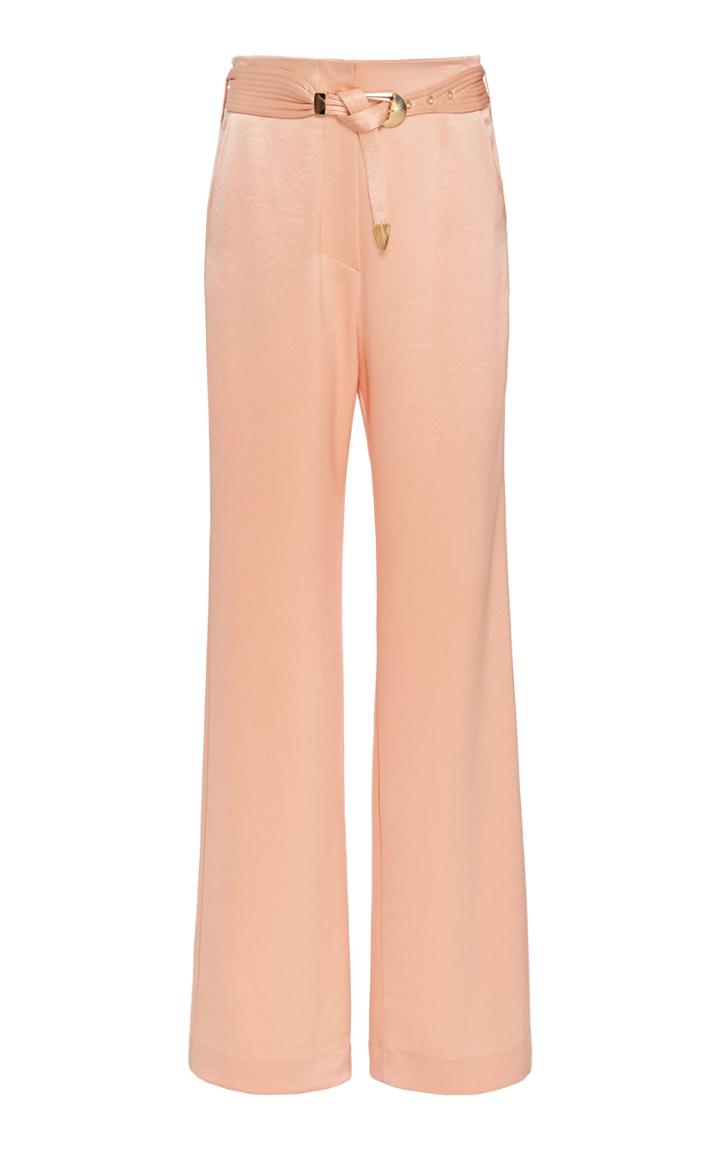 Nanushka Kisa Straight-leg Satin Pants