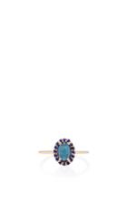 Marlo Laz 14k Gold Sapphire And Tourmaline Ring