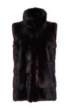 Pologeorgis Dyed Navy Mink Fur Gilet