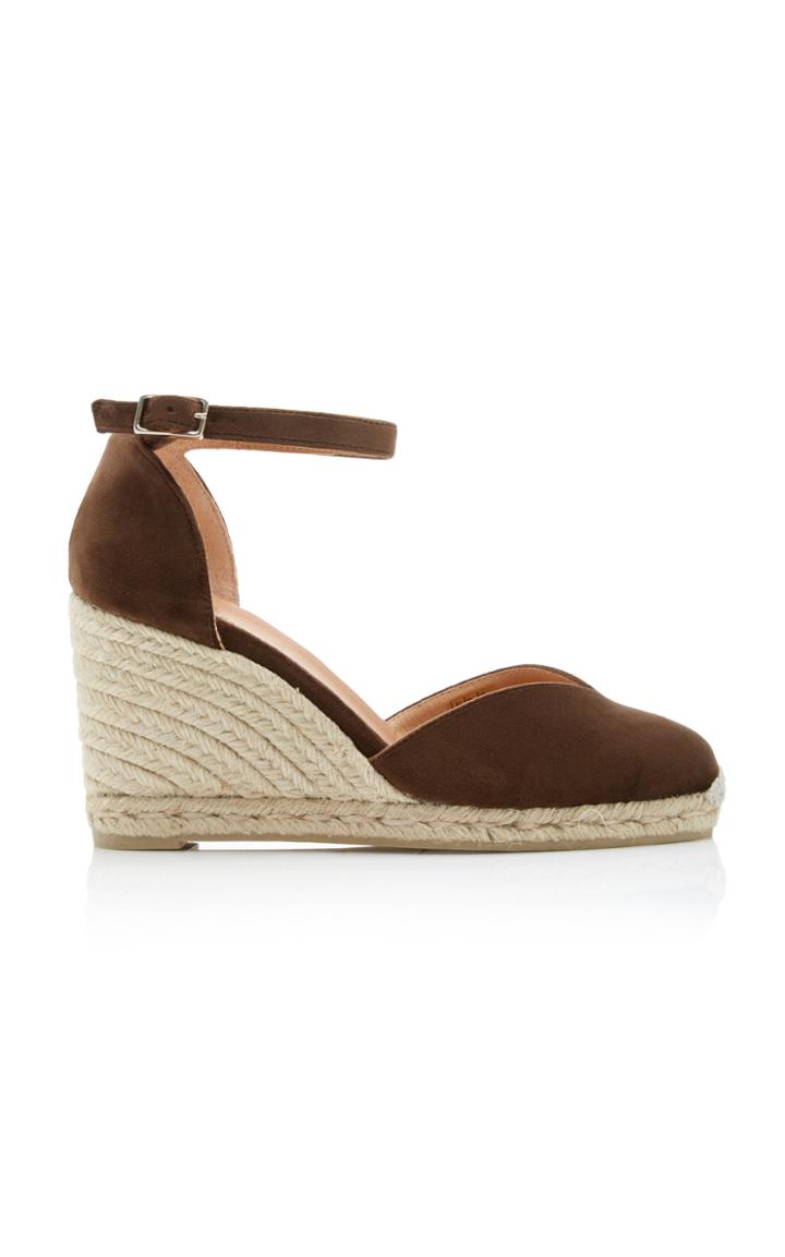 Castaer Ceres Velvet Wedge Espadrilles