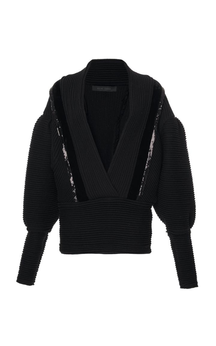 Elie Saab Paillettes Slouch Top