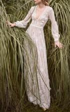 Costarellos Bridal Embroidered Lace Gown