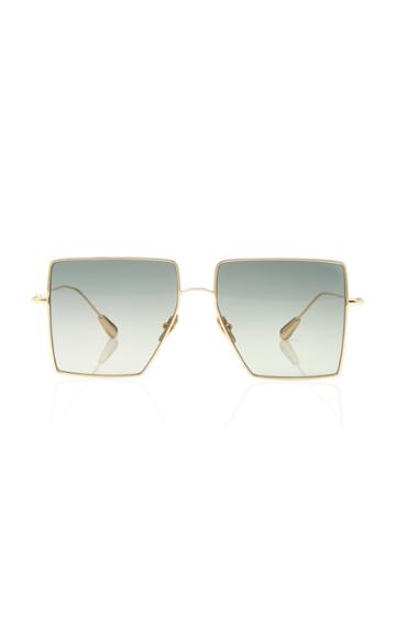 Kaleos Eyehunters Stamper Square-frame Gold-tone Sunglasses
