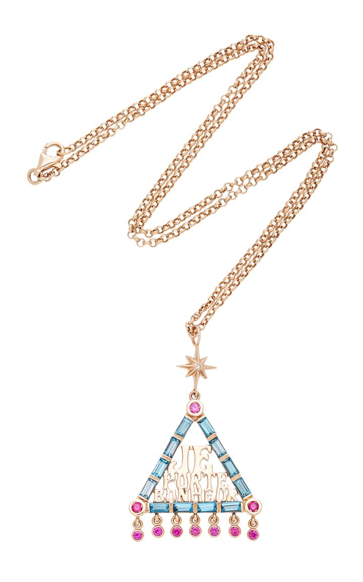 Marlo Laz Le Med Lucky Charm Necklace